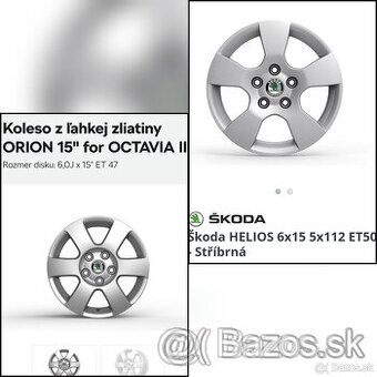 Disky octavia 2 predaj po kuse