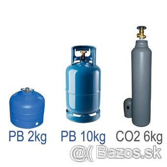 Predam prazdne flase / bomby - PB 2kg / 10kg, CO2 6kg