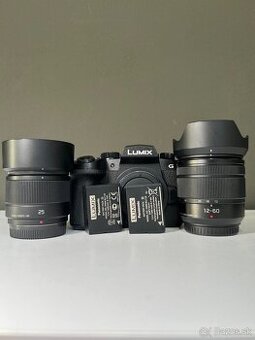 Panasonic Lumix G90 + Lumix 25mm + Lumix 12-60mm