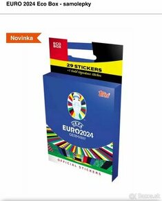 Topps Euro 2024 nálepky výmena predaj (aktualizované)