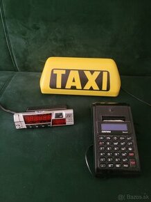 Taxameter, pokladnica a taxitransparent