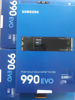 1TB SSD SAMSUNG 990 EVO M.2 PCI-e 4.0 NVMe - nový