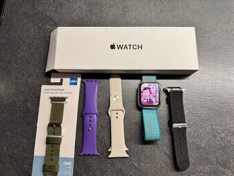 APPLE WATCH SE 2023 GPS 44 MM HVIEZDNE BIELY HLINÍK M/L