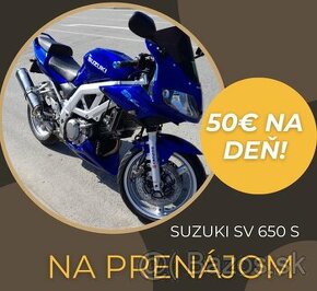 Prenájom motocykla