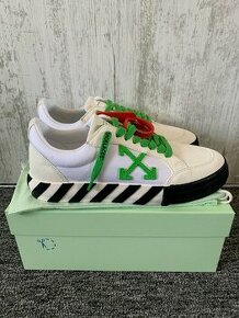 Off-White Vulcanized Sneaker White Lime Green (42) - 1