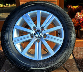 alu R15 5x112, zimné 195/65, orig. VW Golf 7 /+ 5 + 6