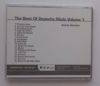 Depeche Mode US Advance CD Promo The Best Of Volume 1