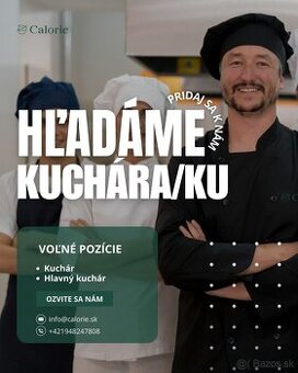 🔎 HĽADÁME KUCHÁROV A ŠÉFKUCHÁRA 👨‍🍳🔥