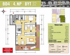 Prenajom 3i bytu Panorama + Garazove miesto