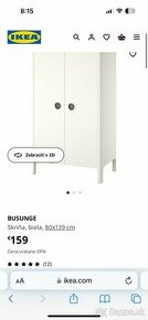 Ikea akrina Detska RUŽOVA+GRATIS komoda Busunge