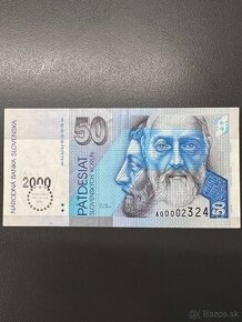 50 slovenských korún bimilenium