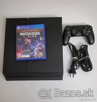 Playstation 4 1TB + 1x ovládač + watch dogs legion