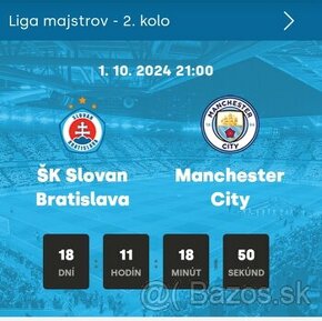 ŠK Slovan vs Manchester City