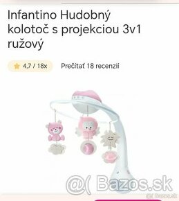 infantino hudobný kolotoč s projekciou 3v1 - 1