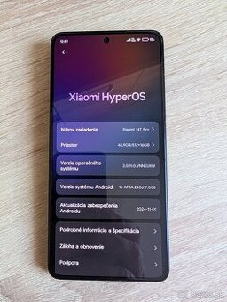 Na predaj Xiaomi 14T pro 12/512GB