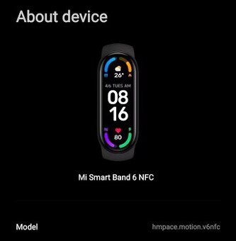 Xiaomi Mi Smart Band 6 NFC