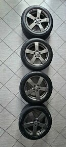 Alu disky, elektrony R17 5x112 + zimne pneu 215/55/R17