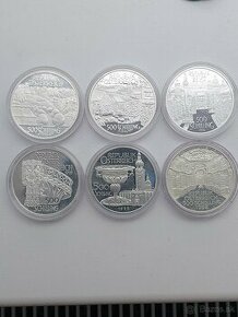 Mince 500 Schillingy PROOF