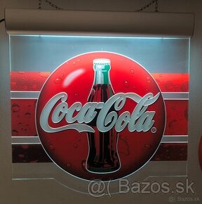 Svetelná LED reklama, pútač coca-cola