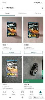 Hot wheels fast and furious a ine