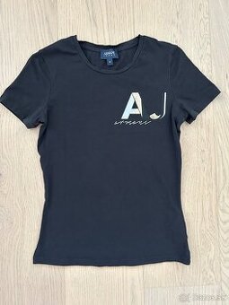 Armani tričko čierne 34 / resp. XS