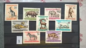 Poštové známky č.492 - MAĎARSKO - 20 sérií fauna