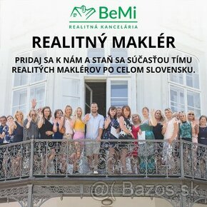 Staň sa realitným maklérom v BeMi realitnej kancelárií