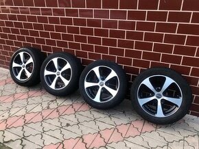 Disky BORBET 5x120 + zimné pneumatiky 205/55 R16 - 1