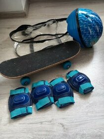 Skateboard súprava + prilba a chrániče