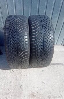 Predám 2ks zimné pneu.255/55R19 Goodyear dezen 5,6mm