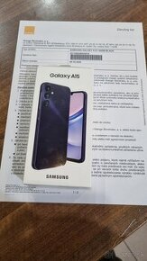 Samsung Galaxy A15 4/128GB blueblack,záruka 2r