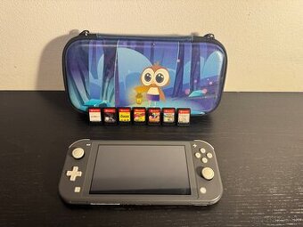 Nintendo switch LITE + 7 originálnych hier