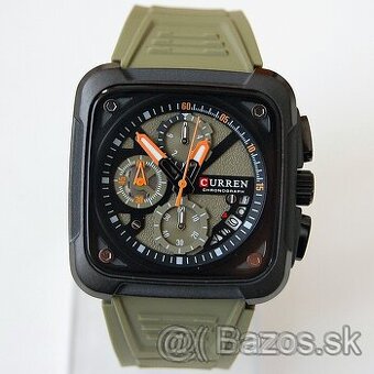 CURREN 8461 Army Chronograph - pánske military hodinky