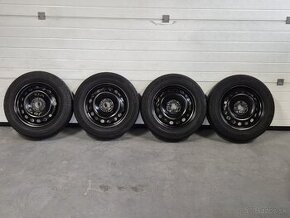 Plechové disky 5x108 r16 ET50 Ford+letné pneu