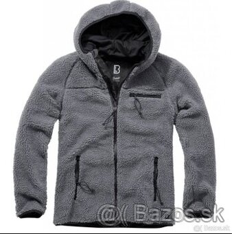 BRANDIT bunda Teddyfleece Worker Jacket Antracit velkost L - 1