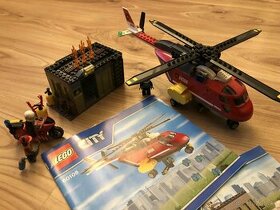 Lego CITY 60108 - Hasičský vrtuľník s príslušenstvom - 1