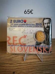 Slovenské 2 eurove BU karty