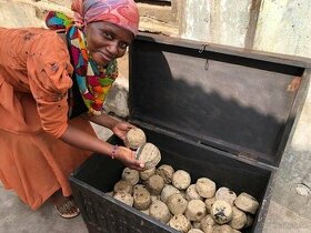 Bambucke máslo Ghana dovoz , africké mýdlo z kakaových bobu