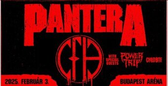 PANTERA Budapest 3.2 2025 3xlistky