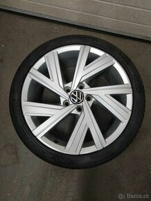 Alu VW GOLF 8 R 18 + letné pneu 225/40 R 18. - 1