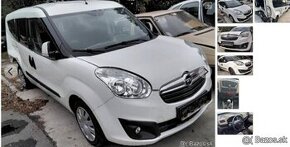 OPEL COMBO 1.6 CDTI 2016 predám DVERE PRAVÁ SREANA, BLATNÍK,