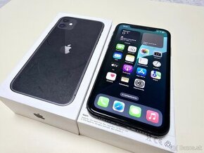 Apple iPhone 11 64GB Black ,Baterka 100%