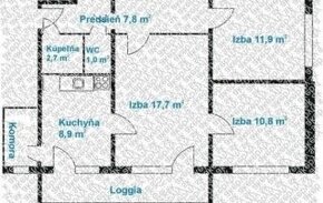 Predaj 3 izb. byt + loggia, Mudrochova ul, Bratislava - Rača