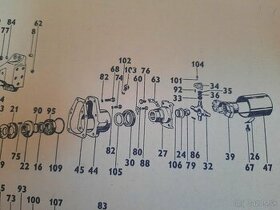 Kúpim diely pre manzetovu nápravu  Zetor 5748 5745