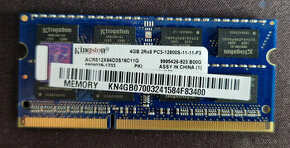 Pamäť Kingston 4GB DDR 3 - 1600MHz