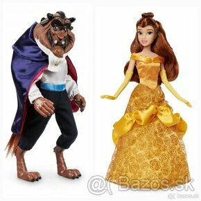 Kráska a zviera bábiky, Bella, Netvor/Zviera original Disney