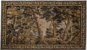 Velká tapiserie / gobelín s motivem lesa 355 x 208 cm