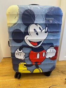 Detský stredne veľký modrý kufor American Tourister Mickey