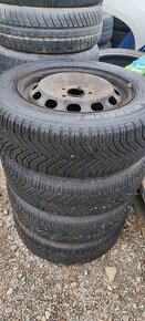 5x108 R15 Ford plechové disky + celoročné 195/65 R15