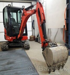 1.9t minibagr Kubota KX019 roztah, 5 lopat